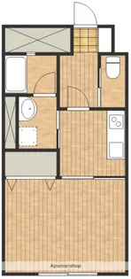 ウェルネスト西赤坂【4階】の間取り