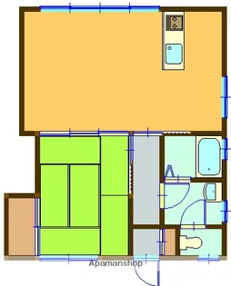 リッチハイツ【1階】の間取り