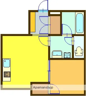 ナガトモコーポ【2階】の間取り