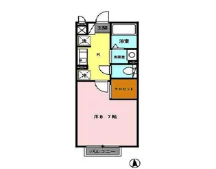 ウィルコート堤【2階】の間取り