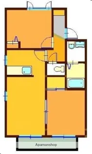 アーベインK【203号室】の間取り