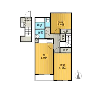 トゥインクル【2階】の間取り