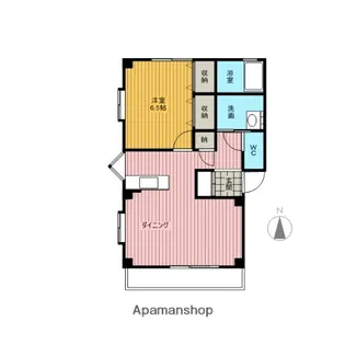 シーガルスハウス【302号室】の間取り