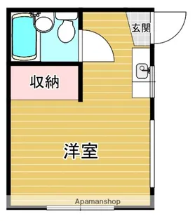 キャドBOX【202号室】の間取り
