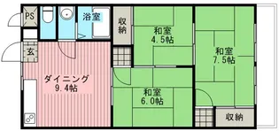 ひまわりマンション【302号室】の間取り