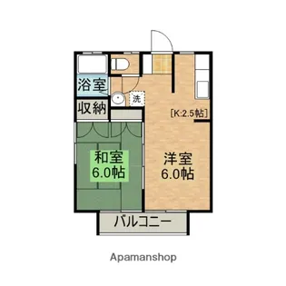 グリーン若葉【103号室】の間取り