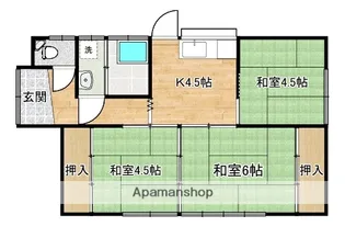 宮崎県都城市志比田町【一戸建】の間取り