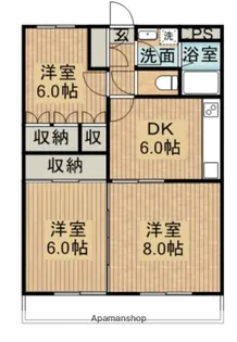 レイソル96【201号室】の間取り