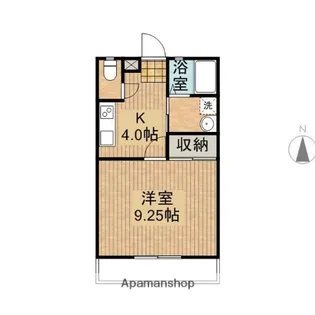 コーポ上原【105号室】の間取り