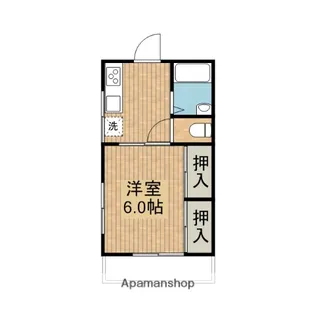 パナマンションⅠ【107号室】の間取り