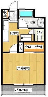 アイン都城【6階】の間取り