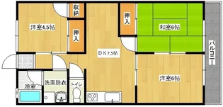 コスモハウス【202号室】の間取り