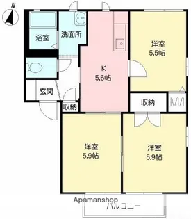 さわやか・ゆうゆう【2階】の間取り