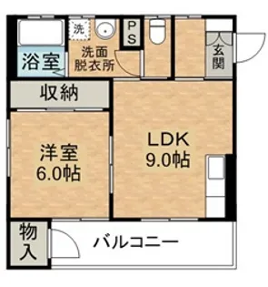 カナダコーポ【202号室】の間取り