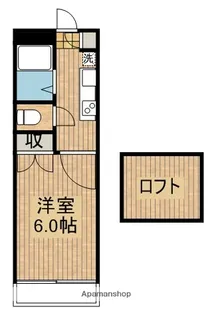 あいらんど花繰 B棟【1階】の間取り