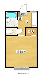 森コーポ【1階】の間取り