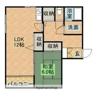セシリアⅠ【3階】の間取り