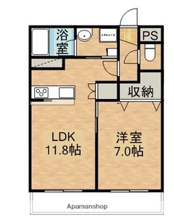 M’S ONE(エムズ ワン)【5階】の間取り