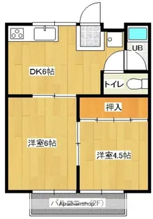 コーポ大王【205号室】の間取り