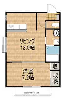 アヴァンセ八幡【301号室】の間取り