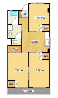 コーポ第一【503号室】の間取り
