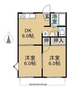 メゾンひえだ【1階】の間取り