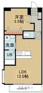 あいらんど早水【6階】の間取り