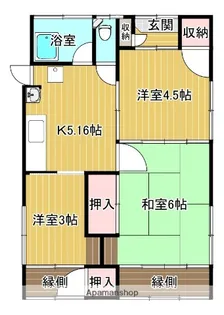 宮崎県都城市上川東1丁目【一戸建】の間取り