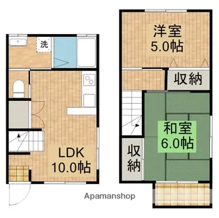 ラフィーネN【2階】の間取り