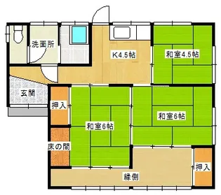 宮崎県都城市若葉町【一戸建】の間取り