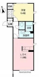 ラ・シエロ【101号室】の間取り
