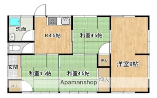 宮崎県北諸県郡三股町稗田【一戸建】の間取り