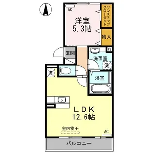 セレーネ【2階】の間取り