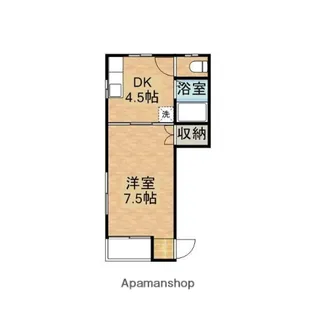 クレストコート B棟【101号室】の間取り