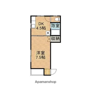 クレストコート B棟【103号室】の間取り