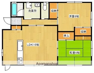 宮崎県都城市上水流町【一戸建】の間取り
