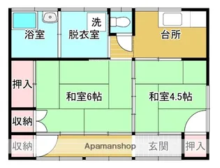 宮崎県都城市中原町【一戸建】の間取り