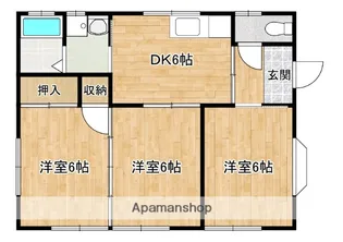 宮崎県北諸県郡三股町稗田【一戸建】の間取り