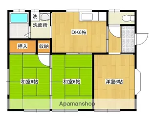 宮崎県北諸県郡三股町稗田【一戸建】の間取り