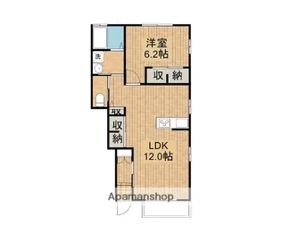 グランドコート27【101号室】の間取り