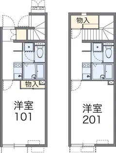 レオネクストTOMAⅡ【207号室】の間取り