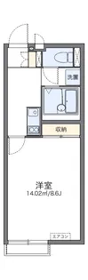 レオネクストTOMAⅠ【110号室】の間取り