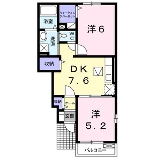 グラン・ボヌール【1階】の間取り
