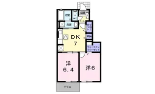 パインフォレスト モーニング【1階】の間取り