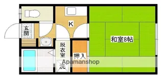 ルーチェ(旧プレザントハウス)【107号室】の間取り