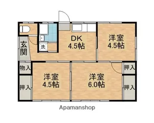 宮崎県都城市早水町【一戸建】の間取り