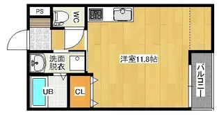 ラルーチェ郡元A・B【1階】の間取り