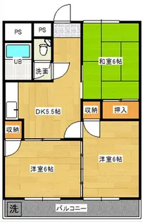 シーズンズ早鈴【3階】の間取り
