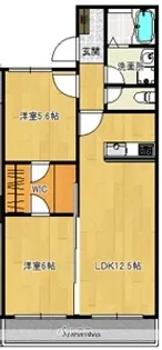 LIEN MON COEUR【3階】の間取り