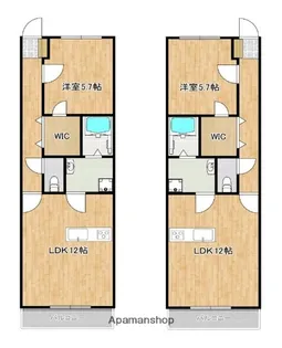 SALON DE MIYAMARU【203号室】の間取り